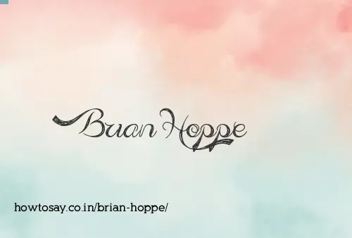 Brian Hoppe