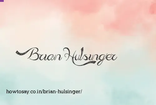 Brian Hulsinger