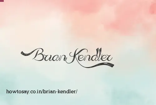 Brian Kendler