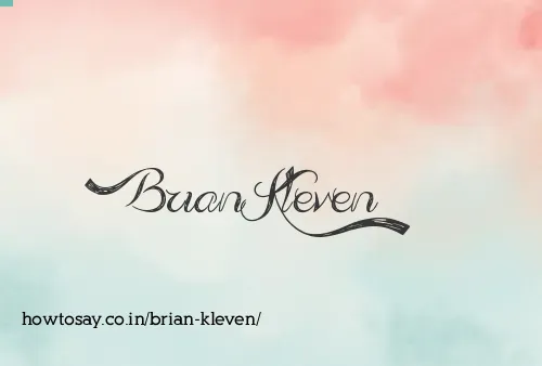 Brian Kleven
