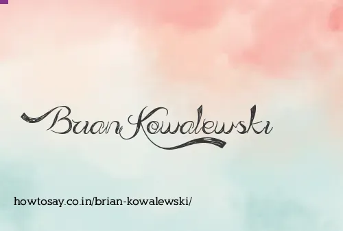 Brian Kowalewski