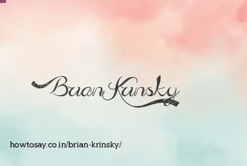 Brian Krinsky