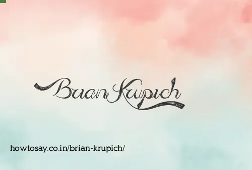 Brian Krupich