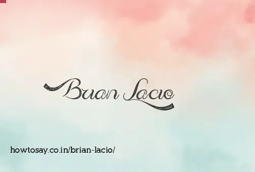 Brian Lacio