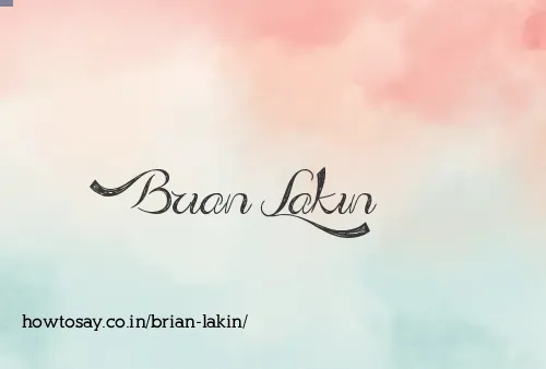 Brian Lakin