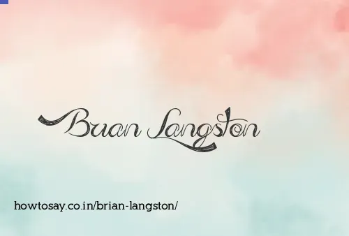 Brian Langston
