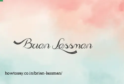 Brian Lassman