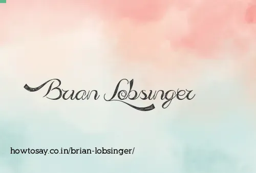 Brian Lobsinger