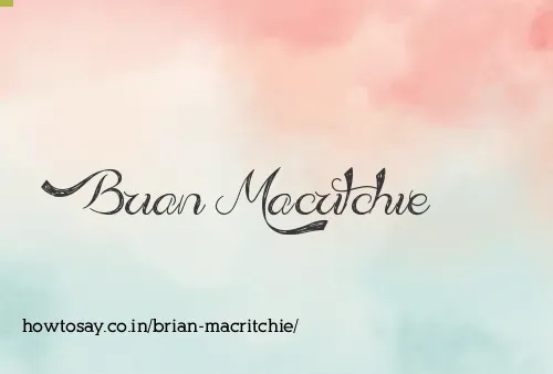Brian Macritchie
