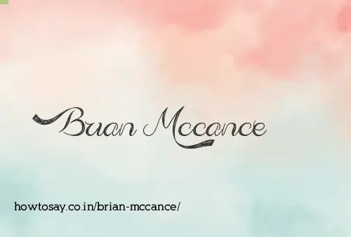 Brian Mccance