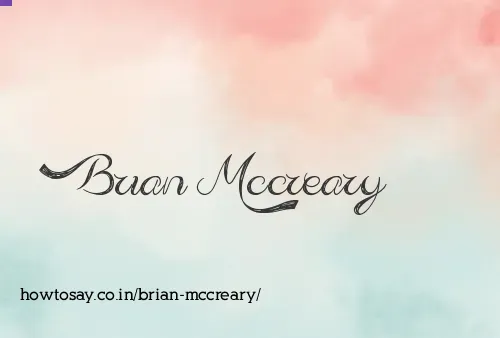 Brian Mccreary