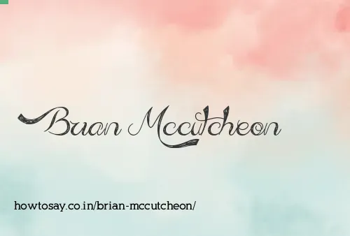 Brian Mccutcheon