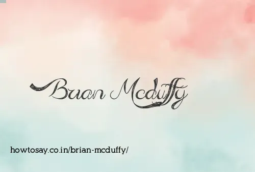 Brian Mcduffy