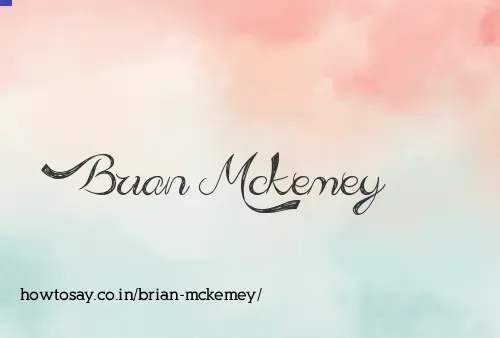 Brian Mckemey