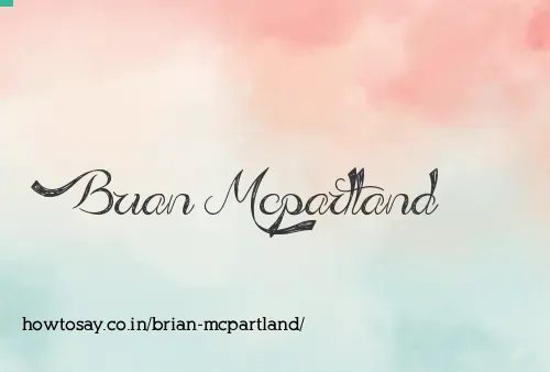 Brian Mcpartland