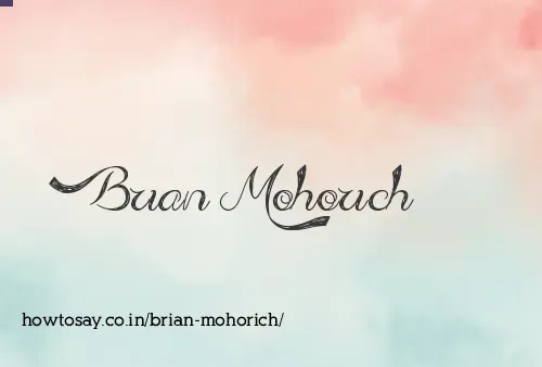 Brian Mohorich