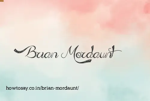 Brian Mordaunt