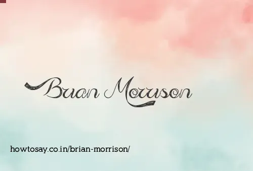 Brian Morrison