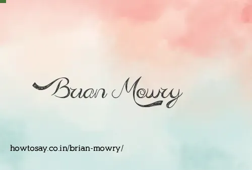 Brian Mowry