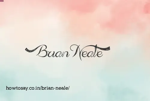 Brian Neale