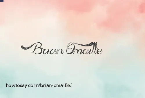 Brian Omaille