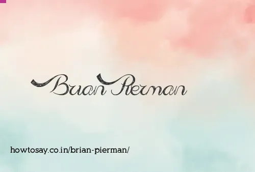 Brian Pierman