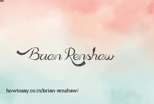 Brian Renshaw