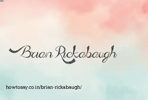 Brian Rickabaugh