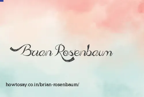 Brian Rosenbaum