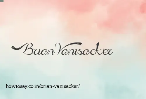 Brian Vanisacker