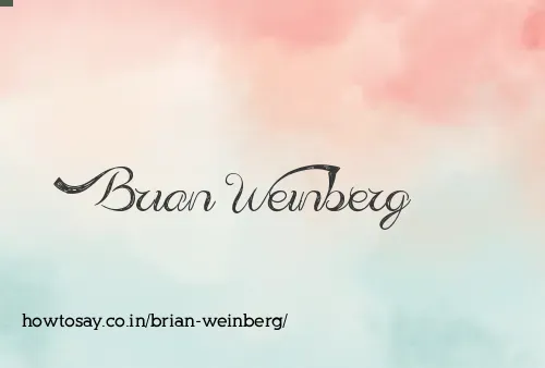 Brian Weinberg