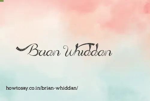 Brian Whiddan