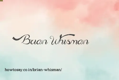 Brian Whisman