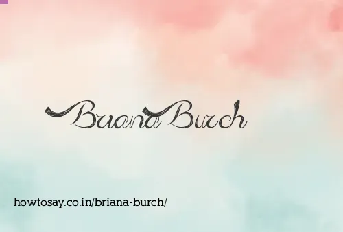 Briana Burch