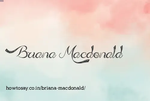 Briana Macdonald