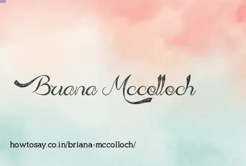 Briana Mccolloch