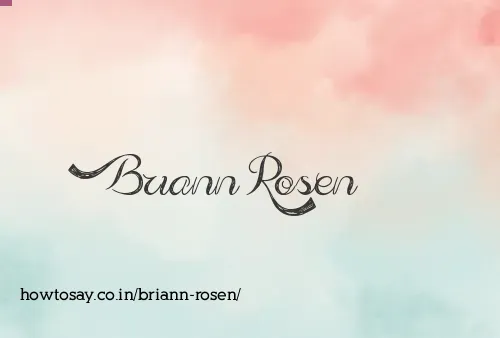 Briann Rosen