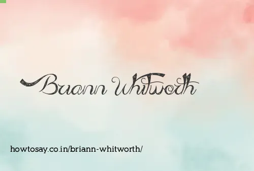 Briann Whitworth