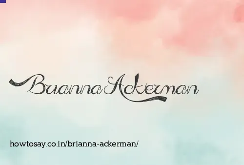 Brianna Ackerman