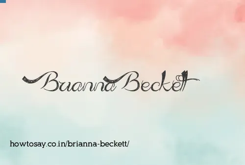 Brianna Beckett