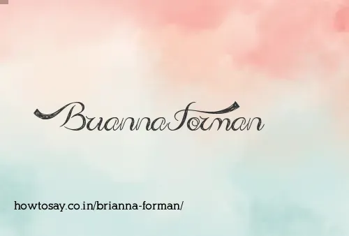 Brianna Forman