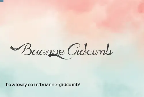 Brianne Gidcumb