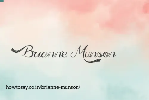 Brianne Munson