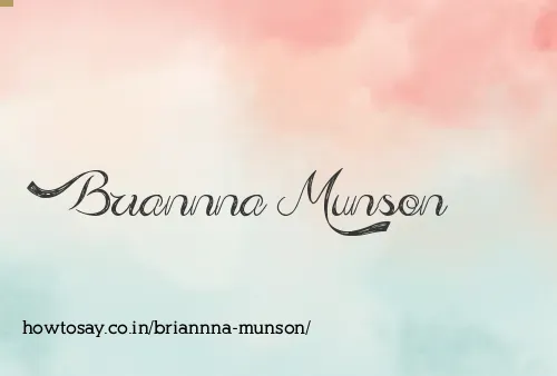 Briannna Munson