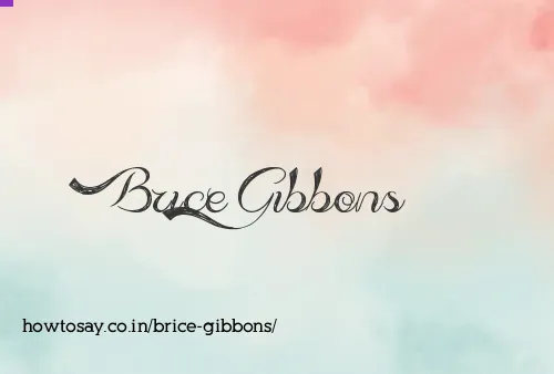 Brice Gibbons