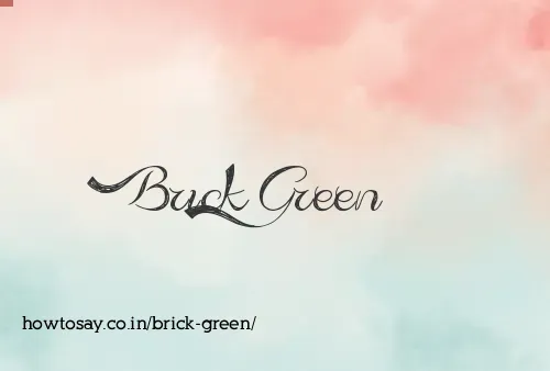 Brick Green