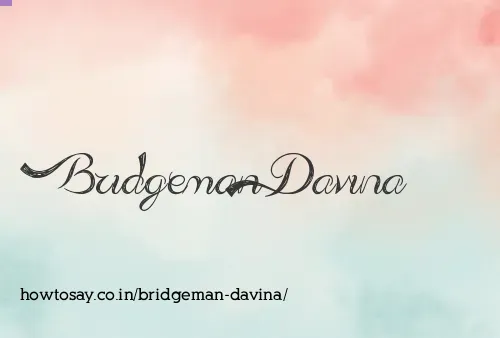 Bridgeman Davina