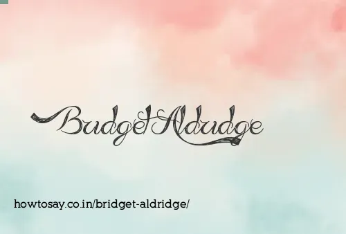 Bridget Aldridge