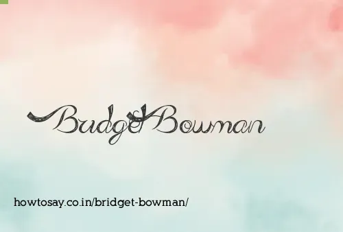 Bridget Bowman