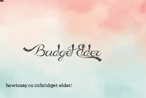 Bridget Elder
